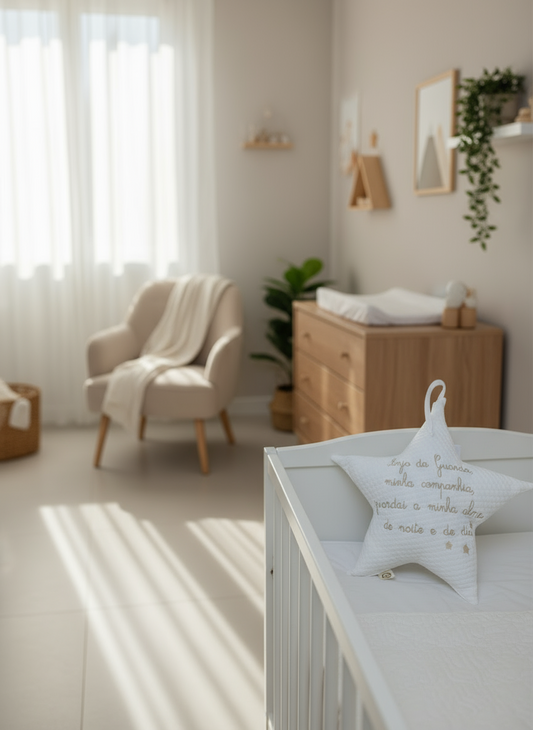 Amofada Estrela Anjo da Guarda (32cm)