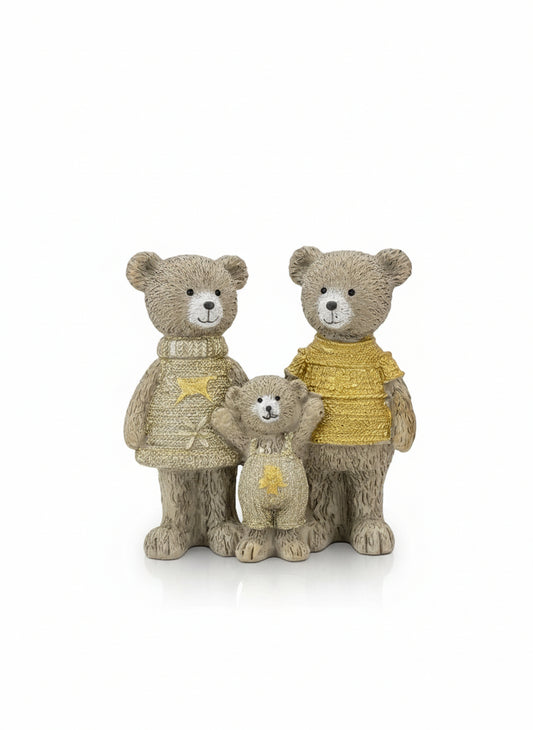 Polyresin Bear Family