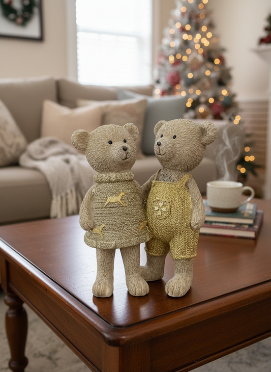 Polyresin Bear Couple