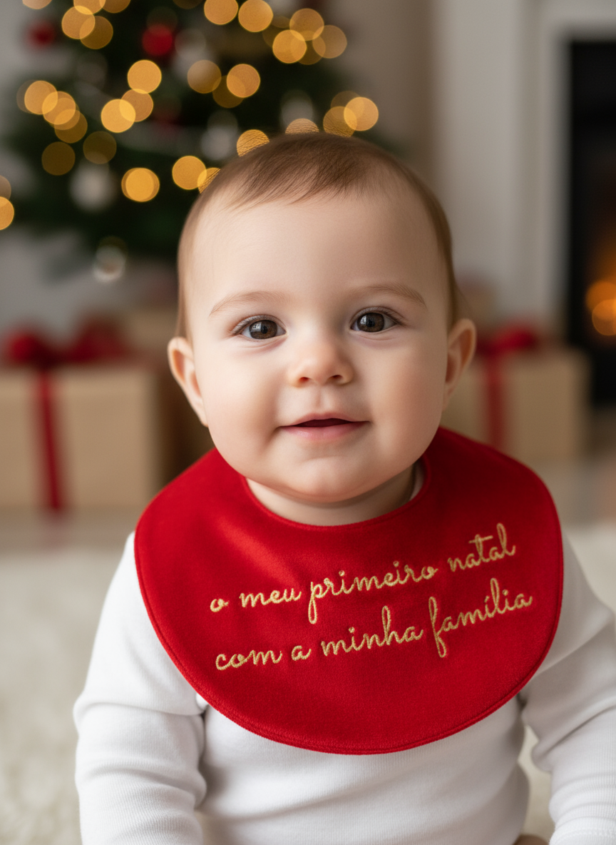 Babete de Natal em Veludo