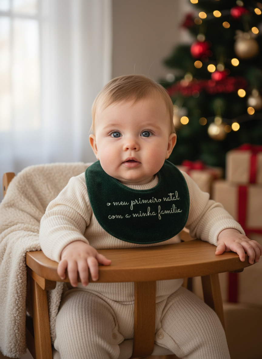 Babete de Natal em Veludo