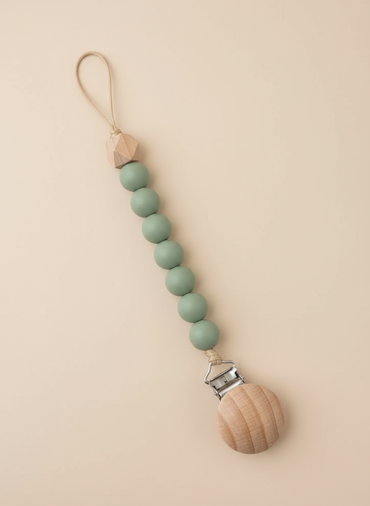 Silicone pacifier holder