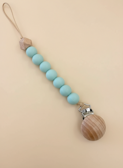 Prende chupetas em silicone