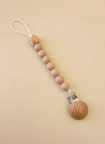 Prende chupetas em silicone