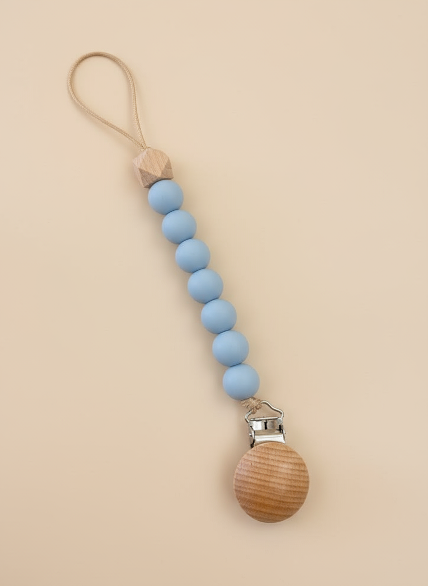 Prende chupetas em silicone