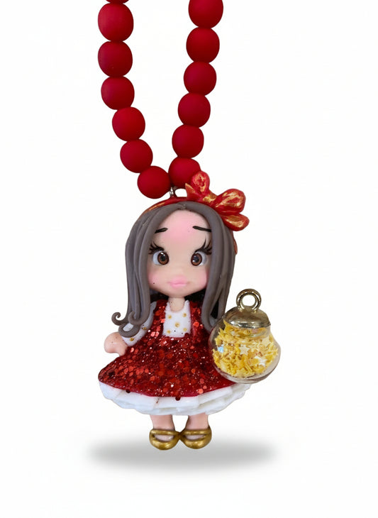 Colar de Natal em Biscuit