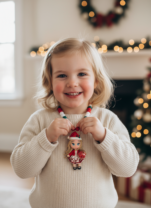 Colar de Natal em Biscuit