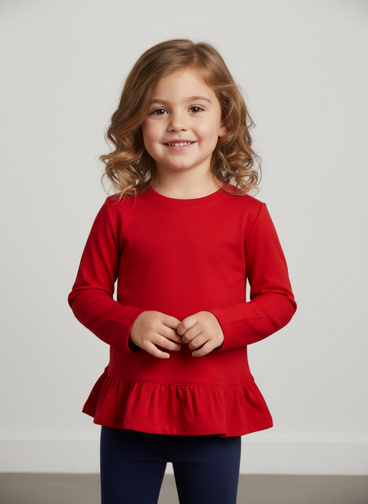 Camisola Vermelha HG c/ Folho