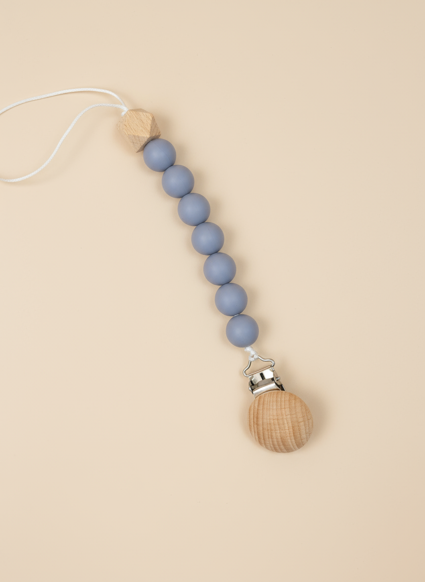 Prende chupetas em silicone