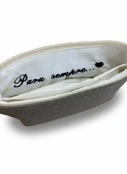 Nécessaire c/ frase 19x13cm