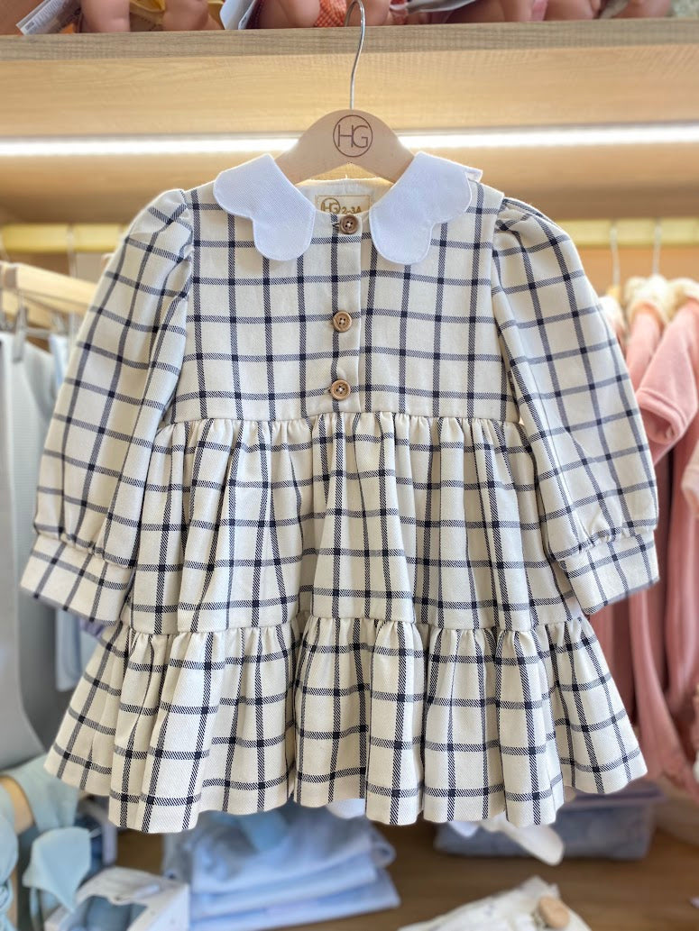 Vestido HG c/gola em flor