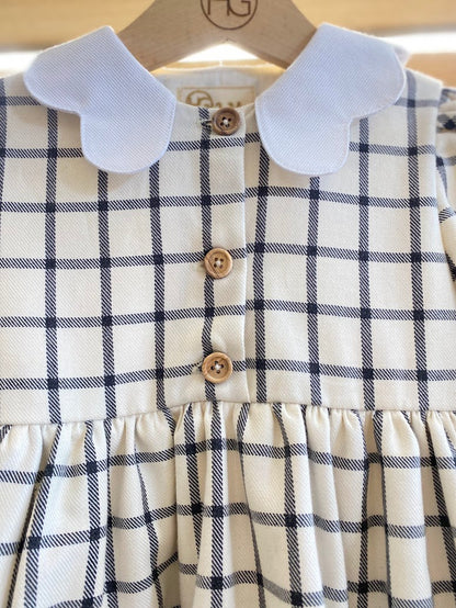 Vestido HG c/gola em flor