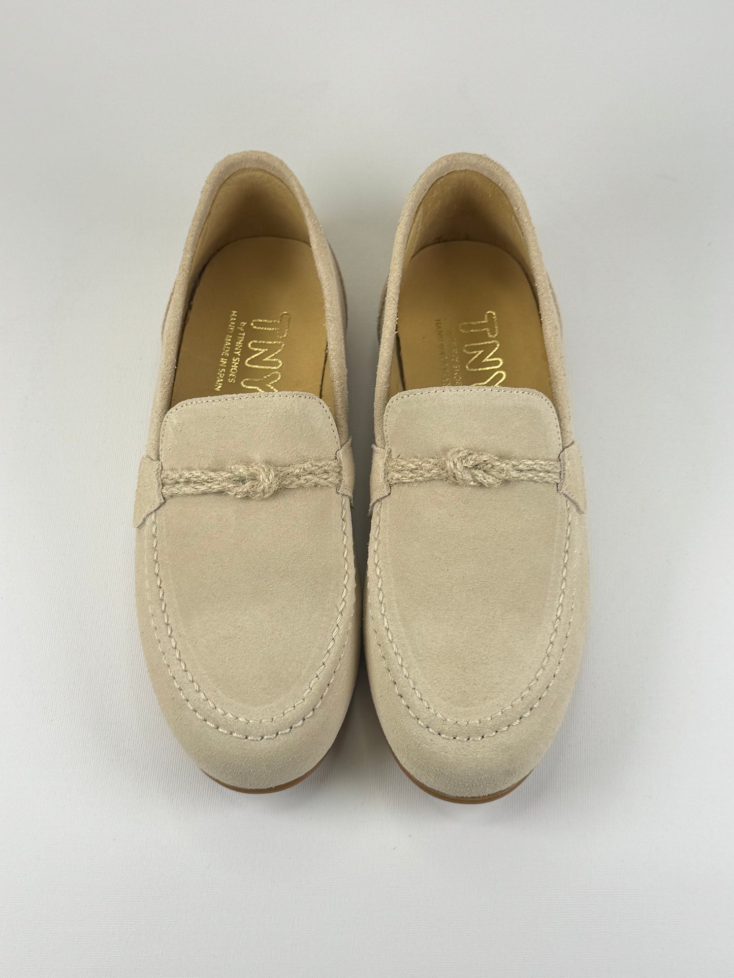 Sapato mocassim camurça