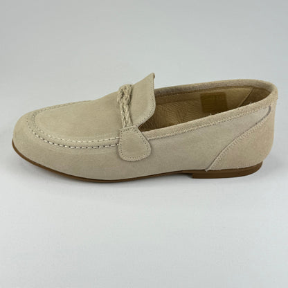 Sapato mocassim camurça