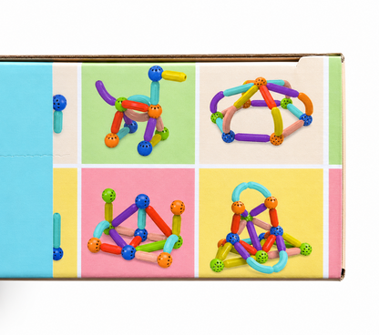 Magnetic Sticks 106 Peças - STEM