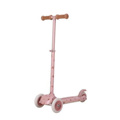 Trotinete de 3 Rodas Fairy Floral Pink | Little Dutch