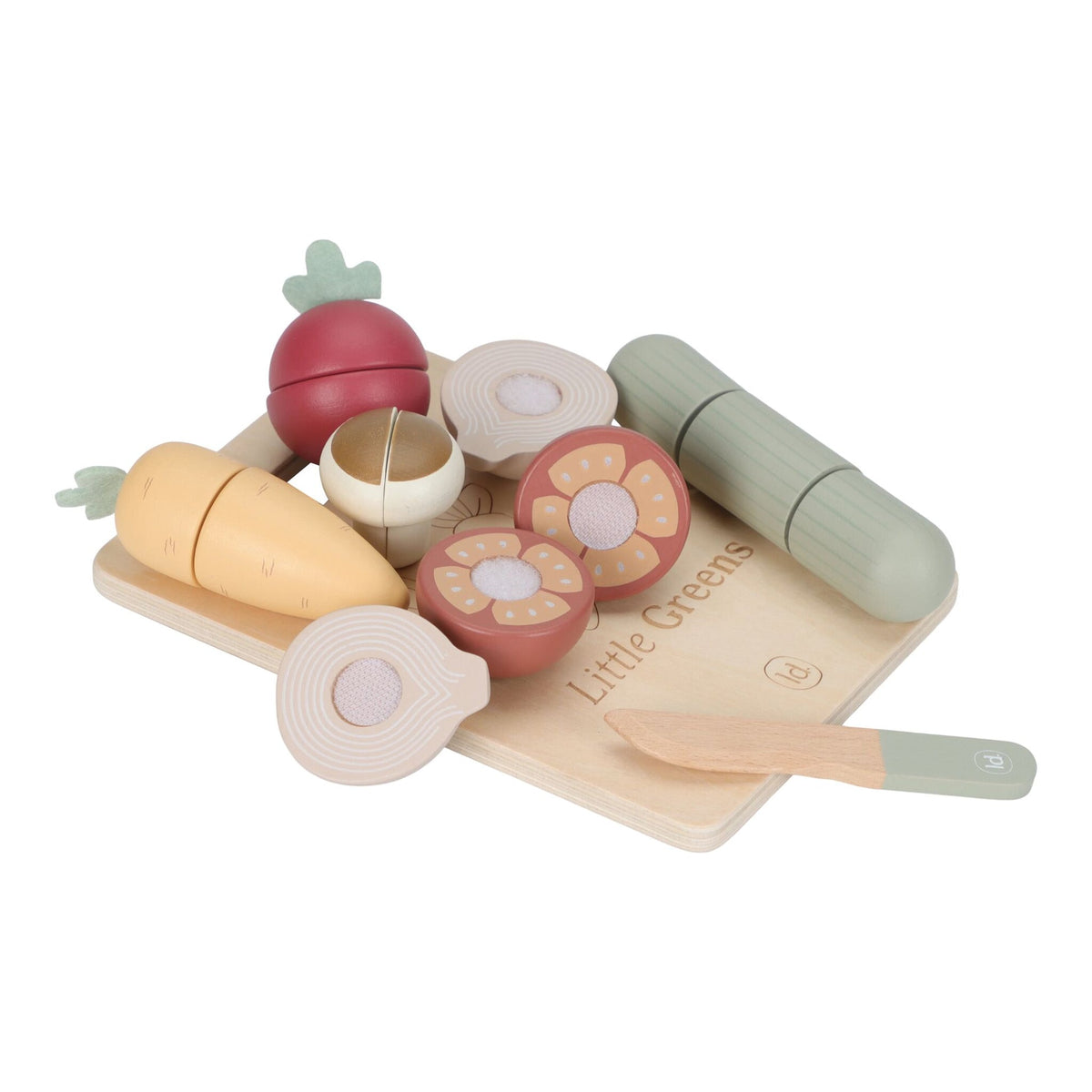 Vegetais de Cortar em Madeira - Essentials | Little Dutch