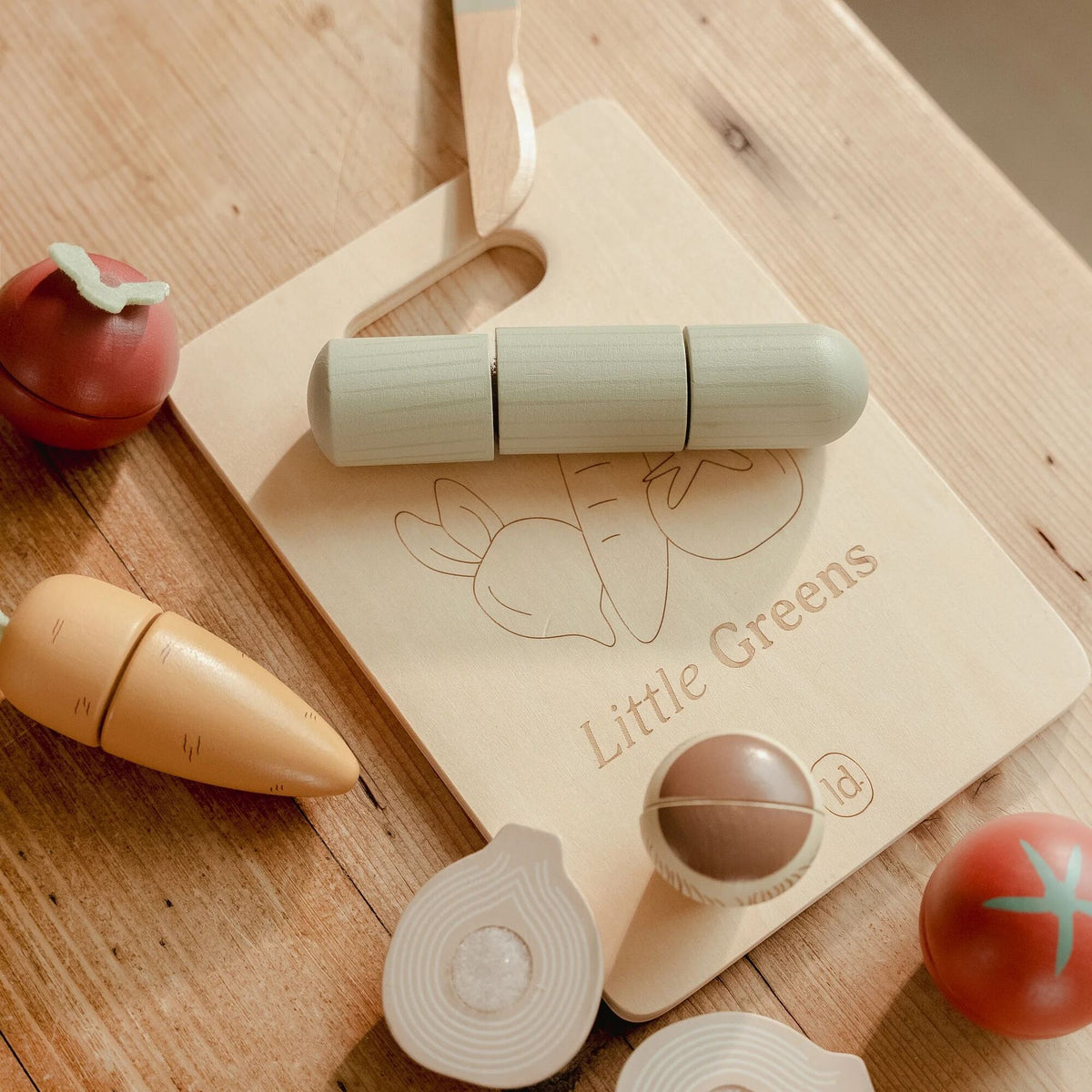 Vegetais de Cortar em Madeira - Essentials | Little Dutch