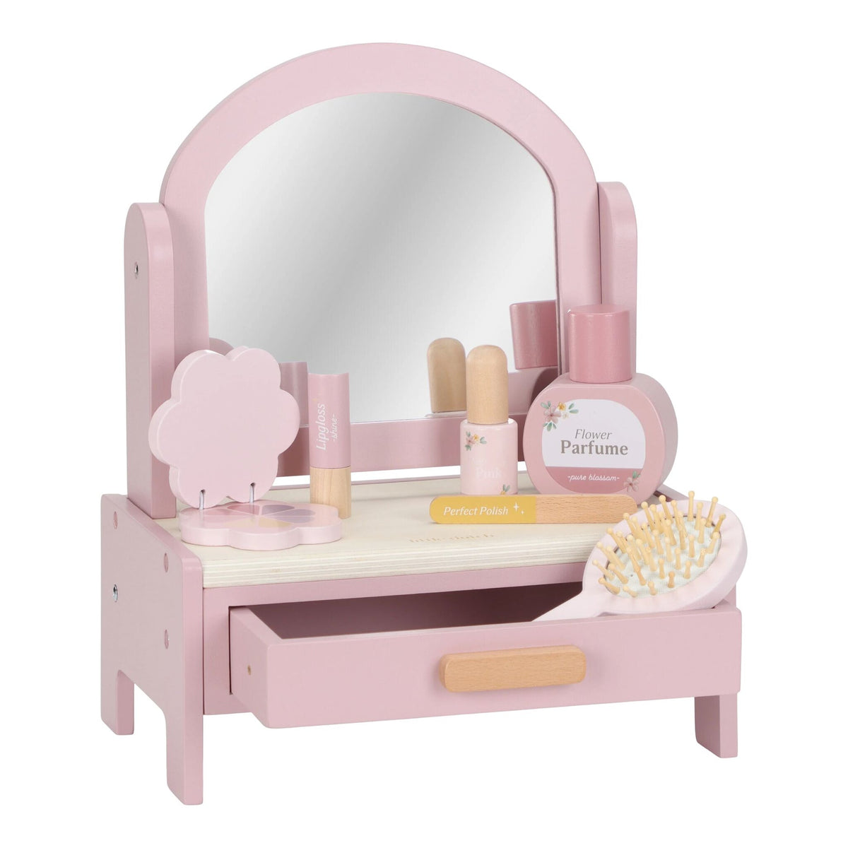 Toucador em Madeira Rosa - Essentials | Little Dutch