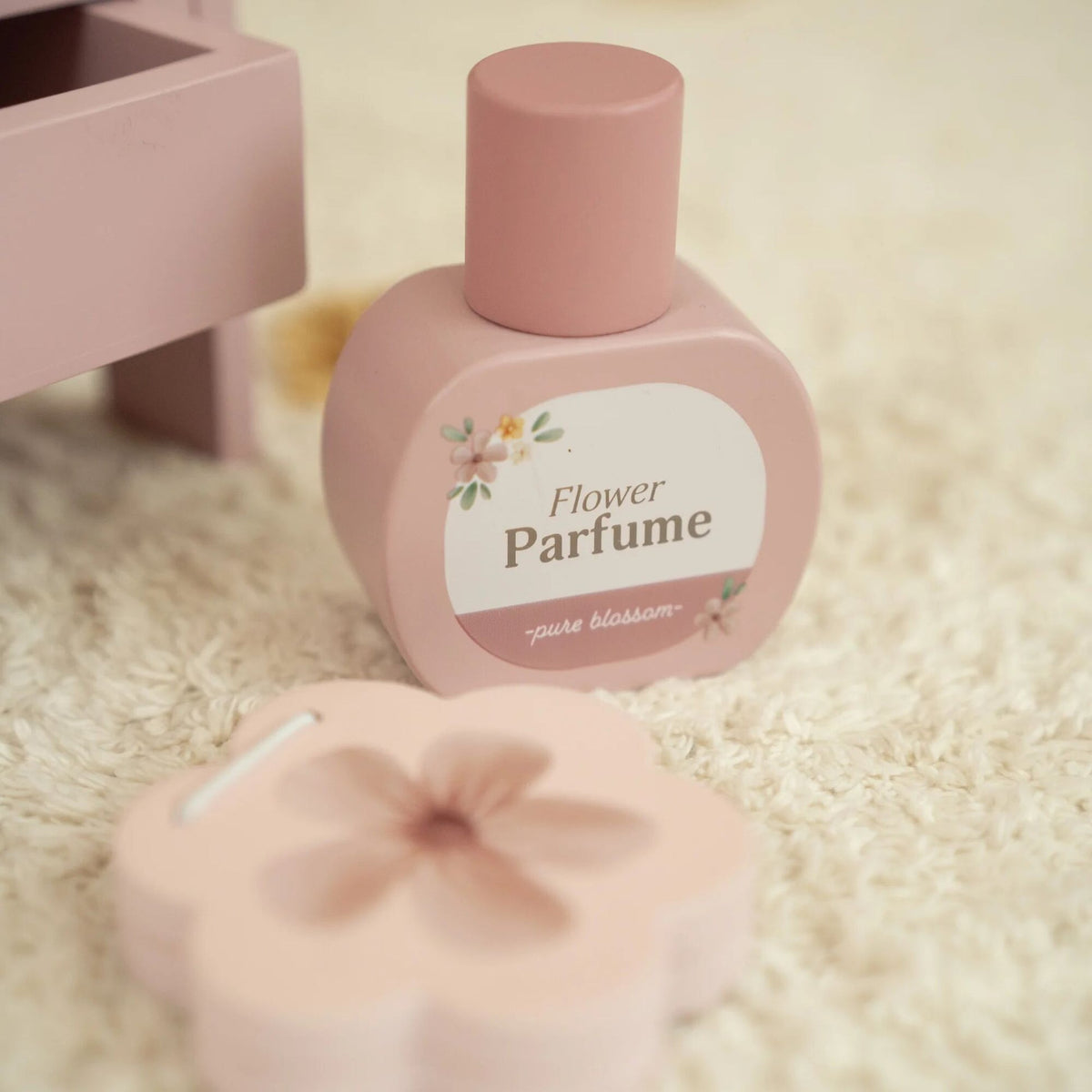 Toucador em Madeira Rosa - Essentials | Little Dutch