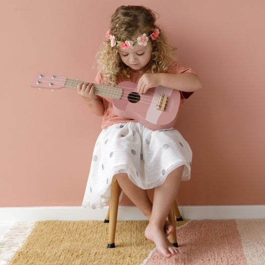 Guitare en bois rose