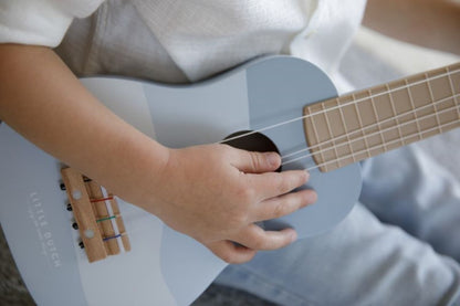 Wooden Guitar- blue