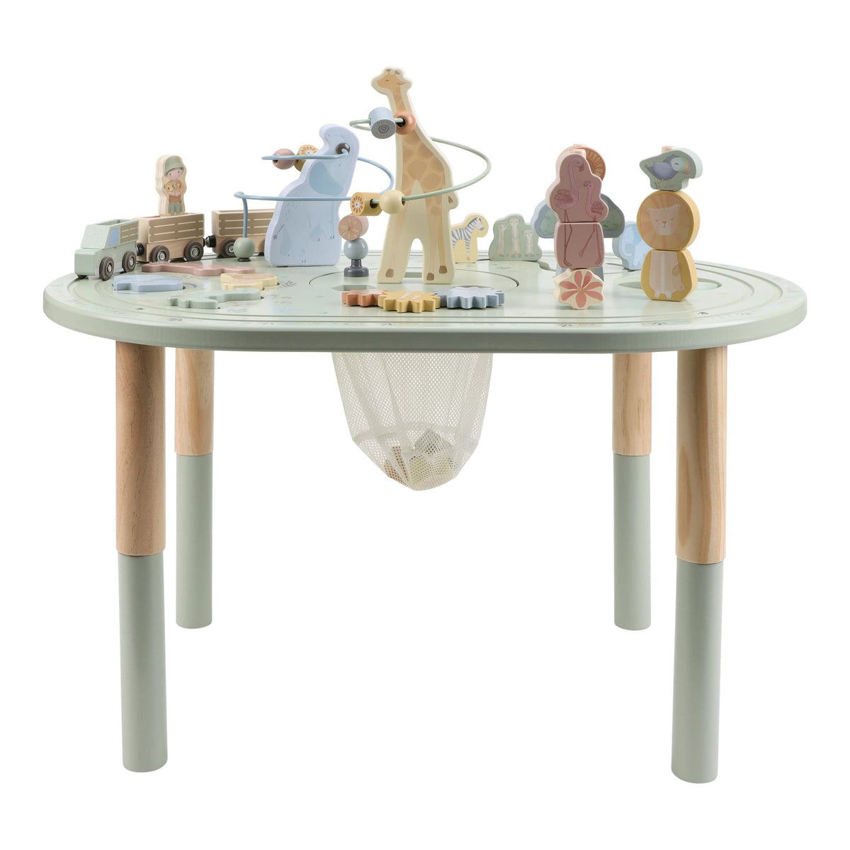 Mesa de Atividades XL Verde - Safari Friends | Little Dutch