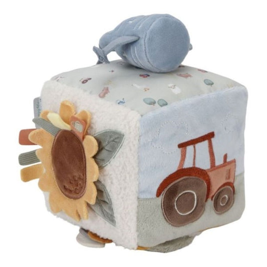 Soft activity cube little farm