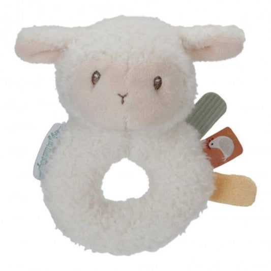 Soft ringrattle sheep little farm