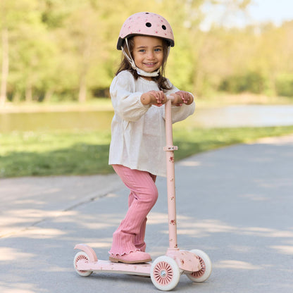 Trotinete de 3 Rodas Fairy Floral Pink | Little Dutch