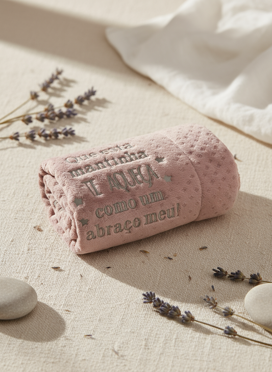 Lilac Double Fur Blanket: "That little blanket..."