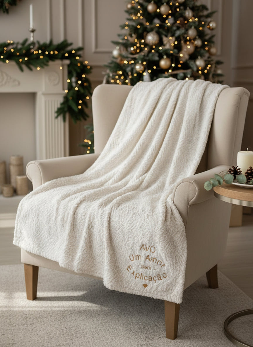 Double Pearl Fleece Blanket: "Grandma, A sweetheart..."