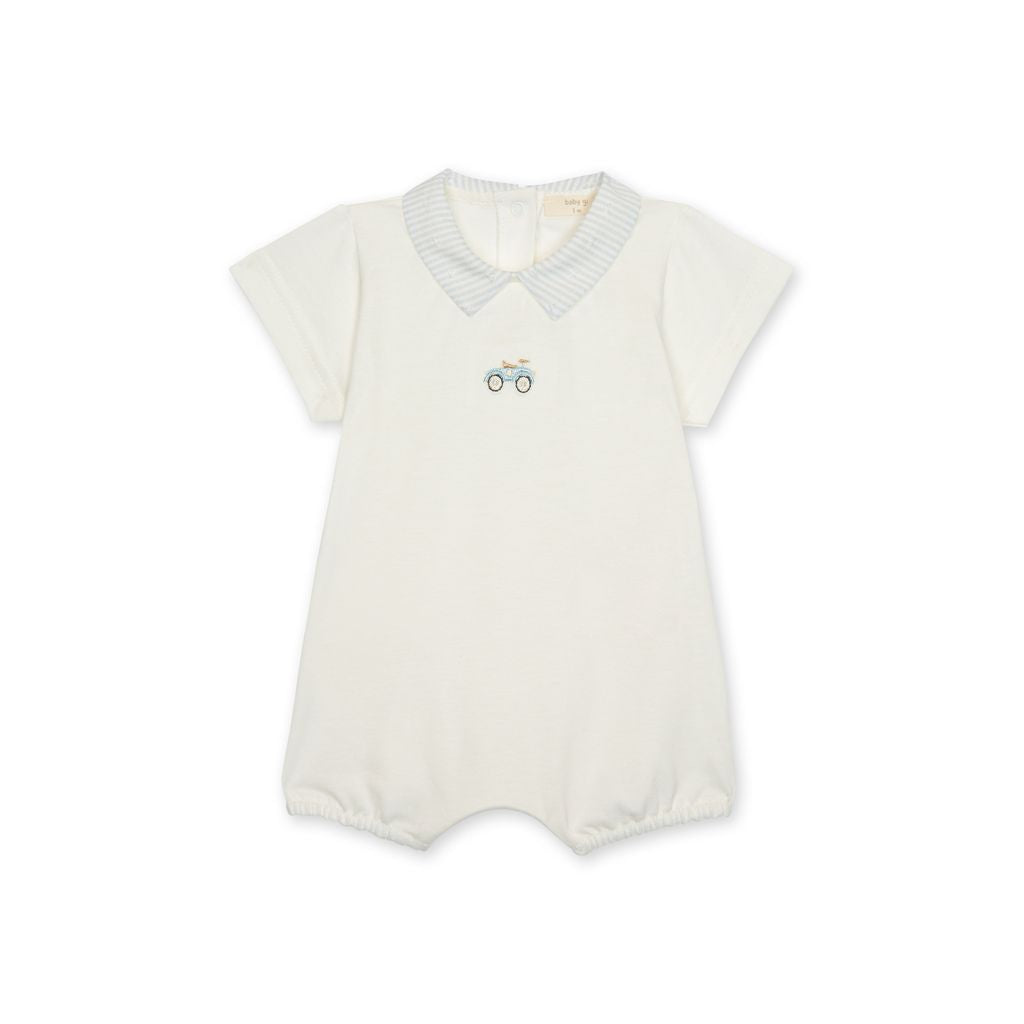 Fofo de Bebé em Algodão Nursery Ivory & Blue