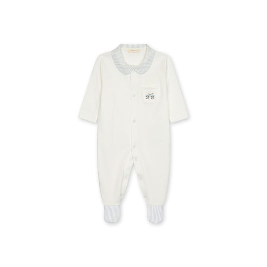 Babygrow Bebé Nursery Ivory & Blue | Coleção Nursery