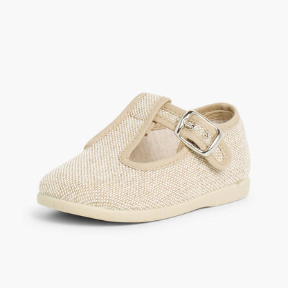 Sapatos Pepito em Linho com Fivela - Linho | imagem 2
