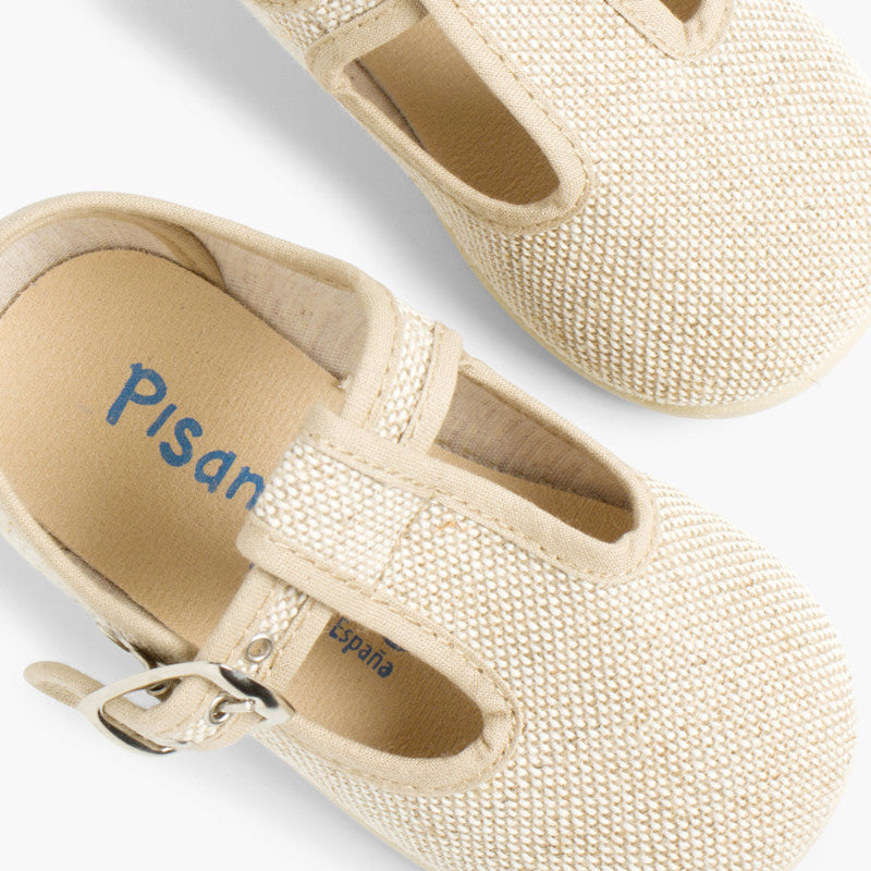 Sapatos Pepito em Linho com Fivela - Linho | imagem 6