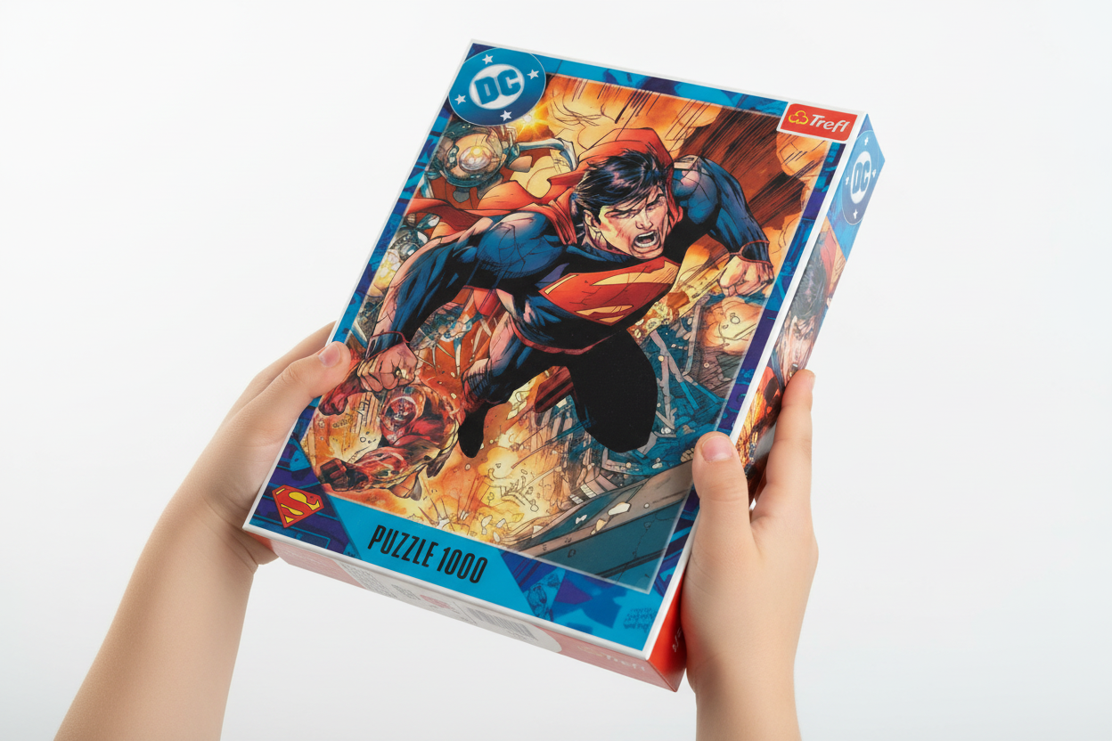 Puzzle 1000 Pcs - Superman in Action