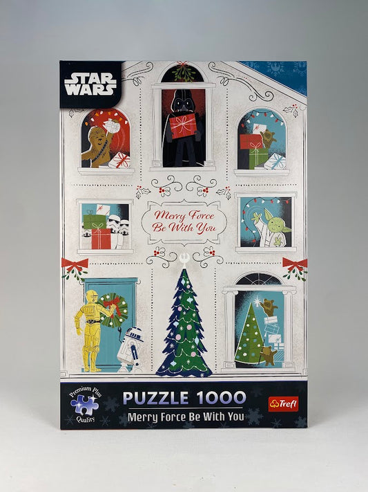 Puzzle de Noël Star Wars « Merry Force Be With You » 1000 pièces