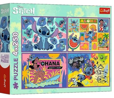 Puzzle 4 x 250Pcs - Stitch