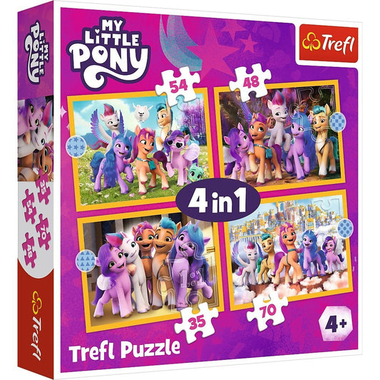 Puzzle 4 em 1 - Meet the Ponies
