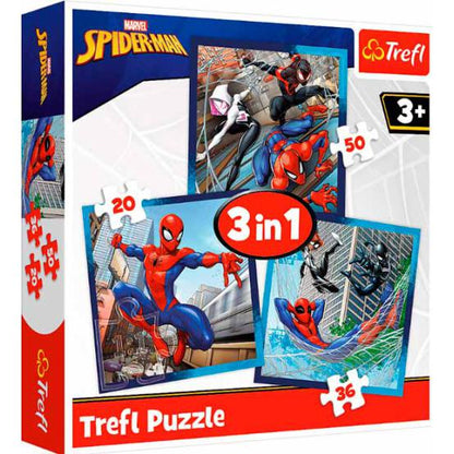 Puzzle 3 em 1 - Spider Friends