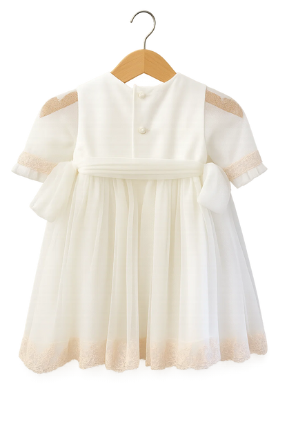 Robe Amaya avec manches en tulle