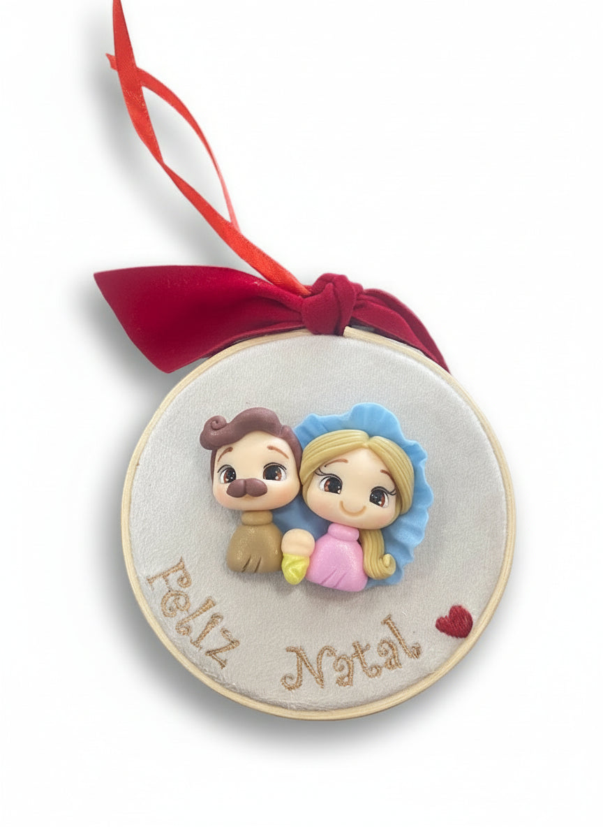 Bastidor D10 c/Presépio em Biscuit