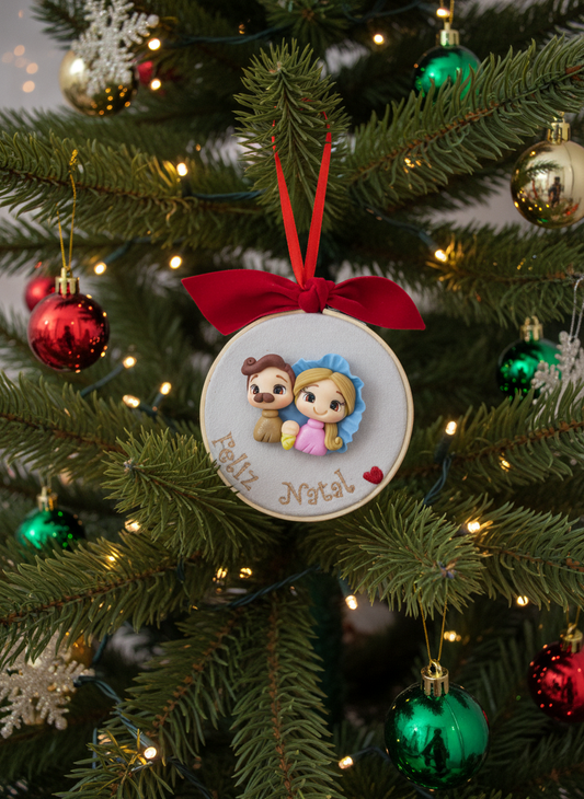 Bastidor D10 c/Presépio em Biscuit