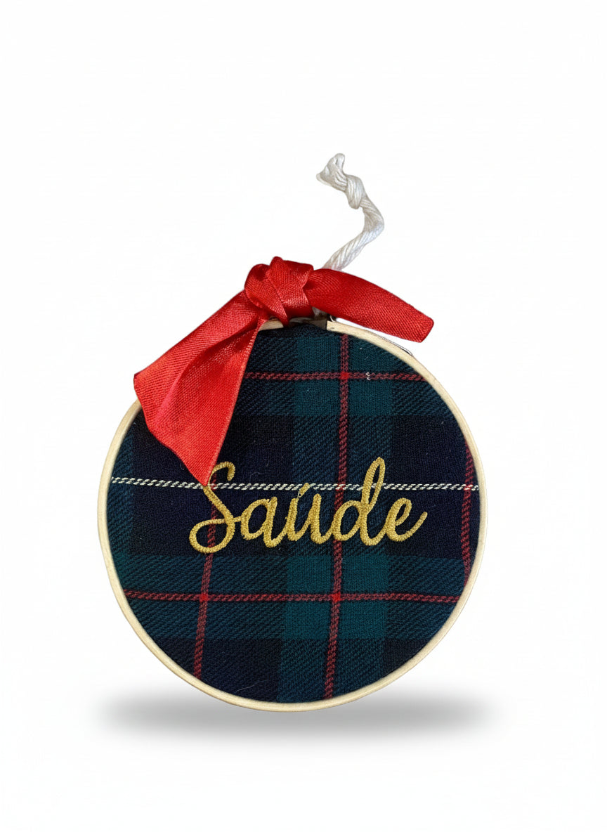 Bastidor d10  tartan "Saúde"