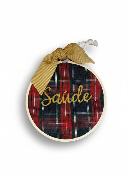 Bastidor d10  tartan "Saúde"