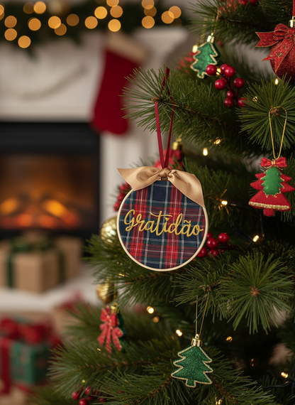 Bastidor d10  tartan "Gratidão"