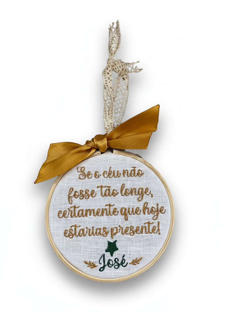 Bastidor d10 "Se o Céu Não Fosse Tão Longe..."