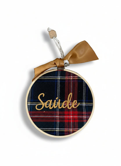 Bastidor d10  tartan "Saúde"