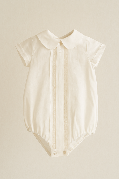 Camisa/Body com pregas e renda